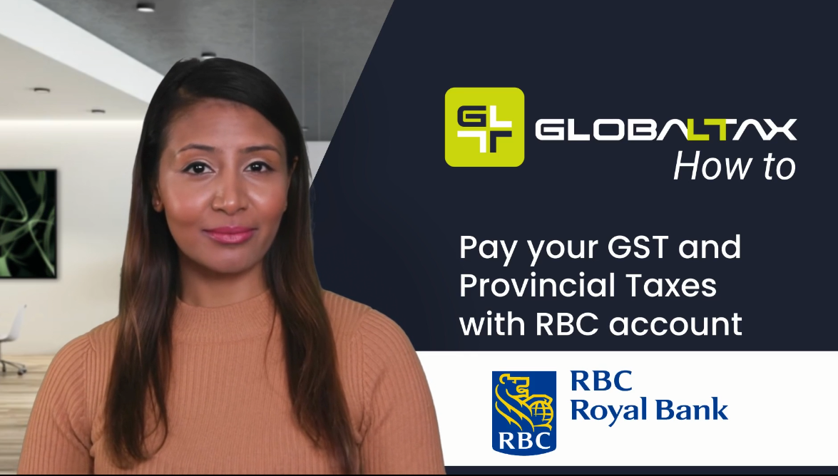 How to pay GST and provincial Taxes