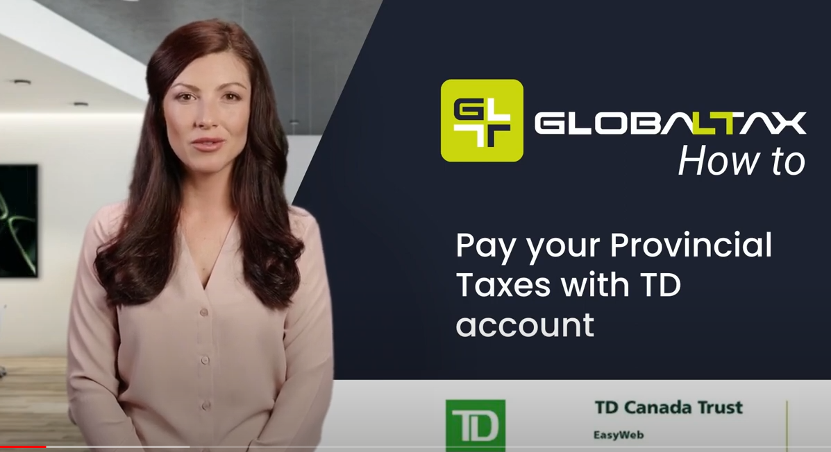 How to pay provincial Taxes 