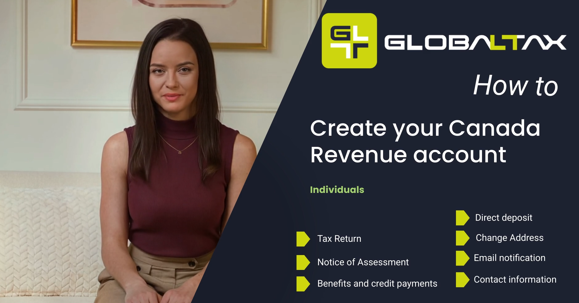 How to create a CRA account